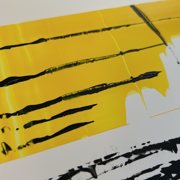 Original Abstract Painting "Western" 11x14 on Yupo Paper - Picture 8 of 11